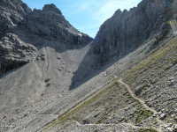 Blick zurück zur Balkenscharte