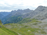 Blick vom Marchsattel ins Hornbachtal