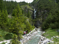 Wasserfall bei der Roßgumpenalm