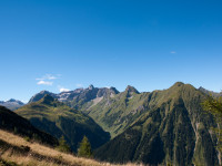 Blick zur Holzgauer Wetterspitze (Bildmitte)