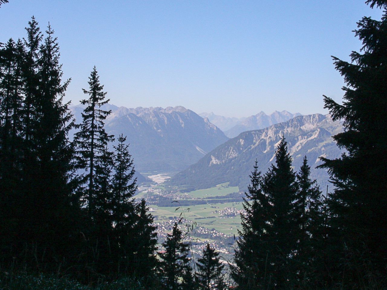  Blick vom Säulinghaus Richtung Lechtal