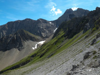 Blick von der Wegscharte zur Patrolscharte