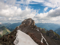 Blick zur Holzgauer Wetterspitze