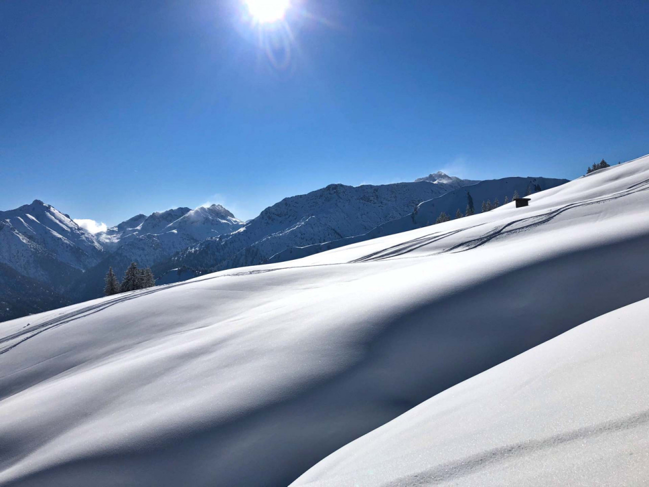  Panorama im Bereich der Abfahrtshänge