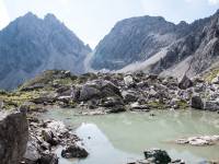 Dremelspitze mit Parzinnsee