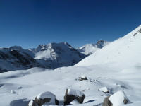 Blick durchs Kaisertal in Richtung Kaisers