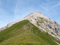 Ramstallspitze vom Karjoch aus