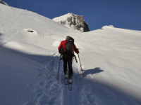 Skitour auf Schafkarspitze bei Gramais