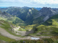 Tiefblick zum Eissee