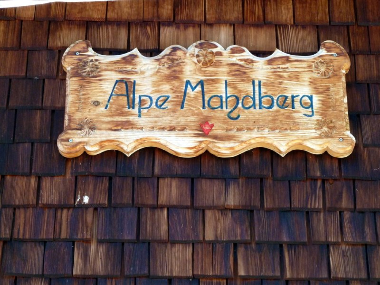  Schild Alpe Mahdberg