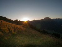 Sonnenaufgang über dem Lechtal