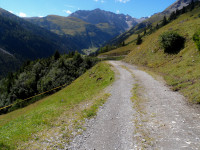 Blick zum Almejurjoch und Fallersteisspitze