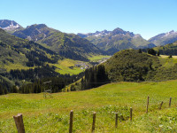 Blick nach Lech am Arlberg