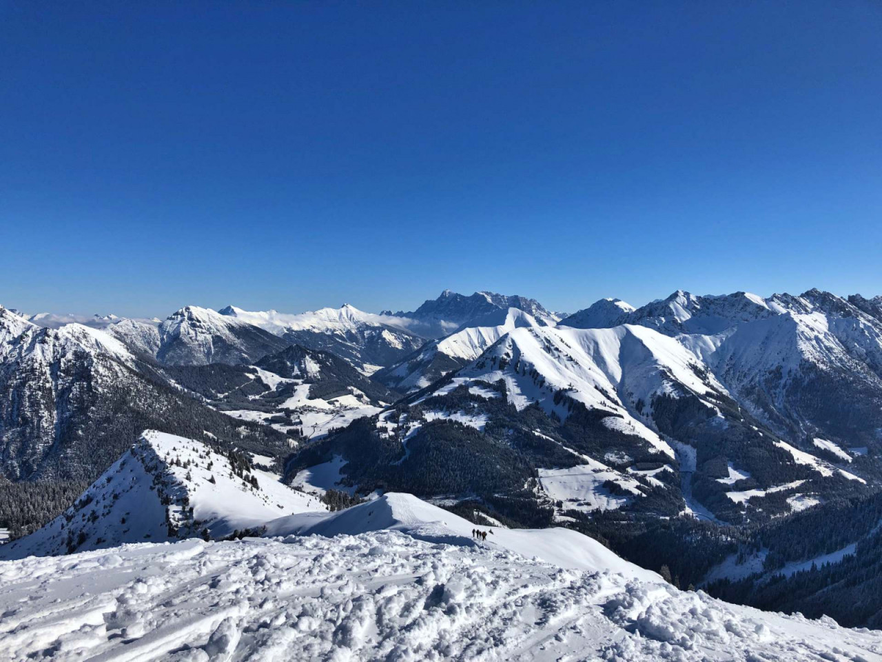  Blick in Richtung Zugspitze