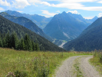 Blick Richtung Boden/Pfafflar