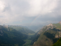 Regenbogen über dem Lechtal