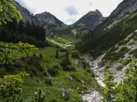 Blick zurück mit Karjoch