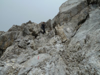 Aufstieg zur Holzgauer Wetterspitze - Gipfelbereich